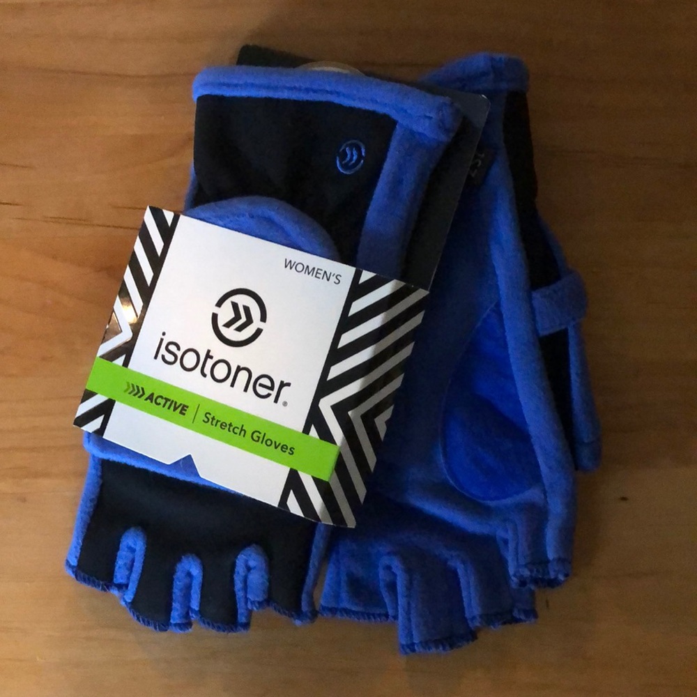 Fingerless winter gloves